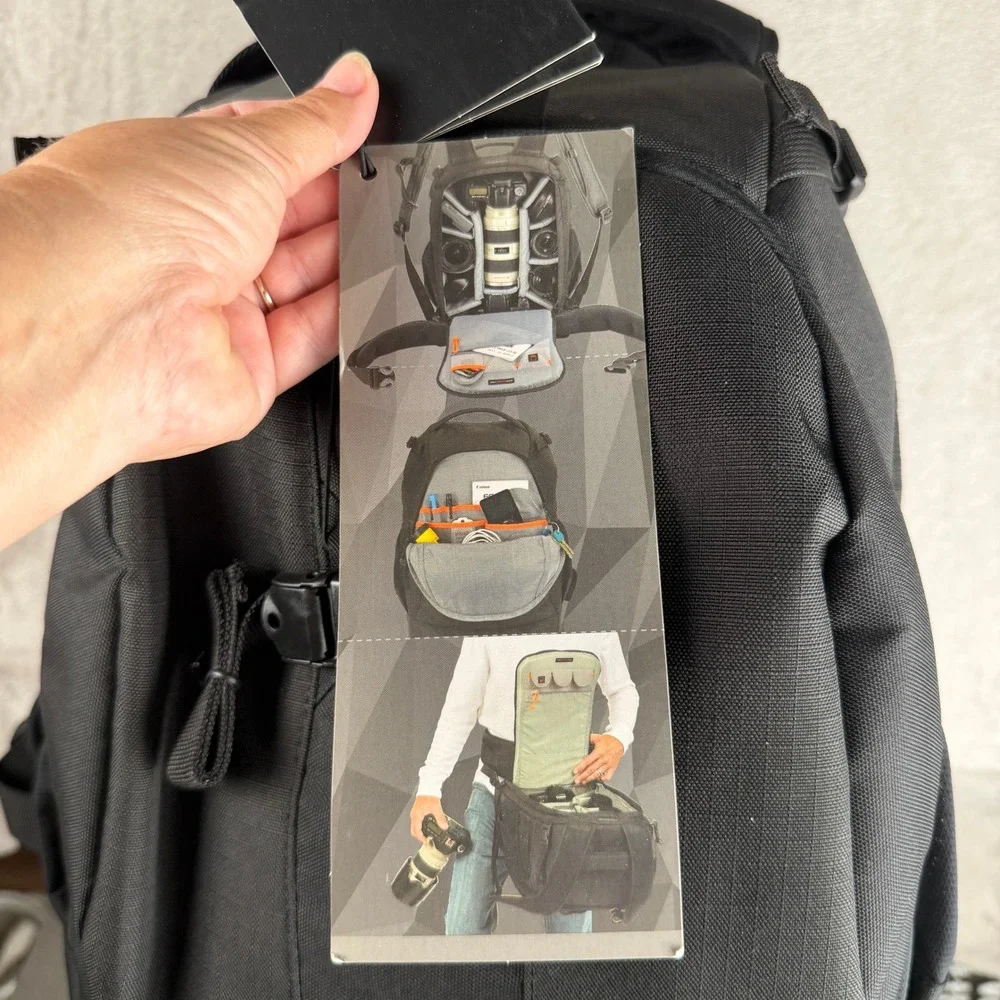 Lowepro Flipside 400 AW Camera Backpack Black Professional DSLR Bag NWT RARE